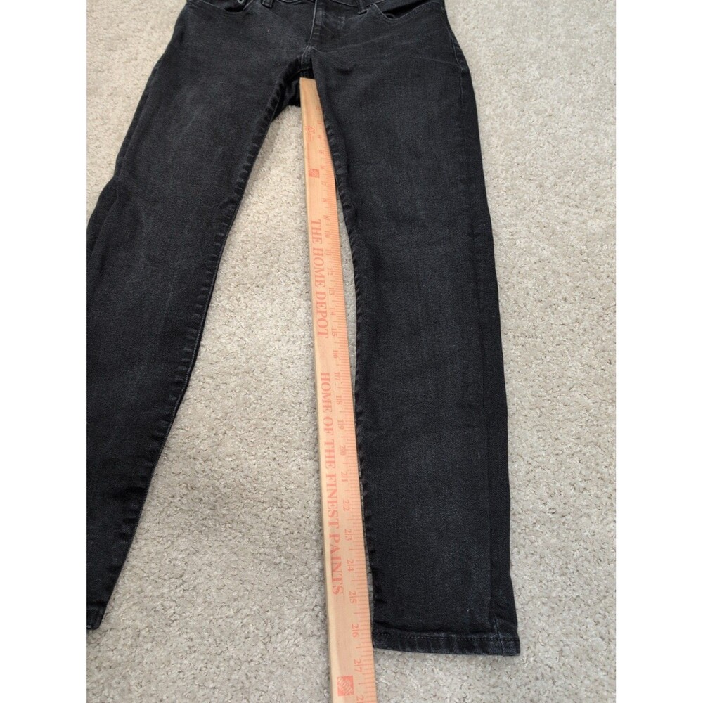 Lucky Brand Lizzie Low Rise Skinny Jeans Women's 4/27 R Black Stretch Slimming - Picture 5 of 12